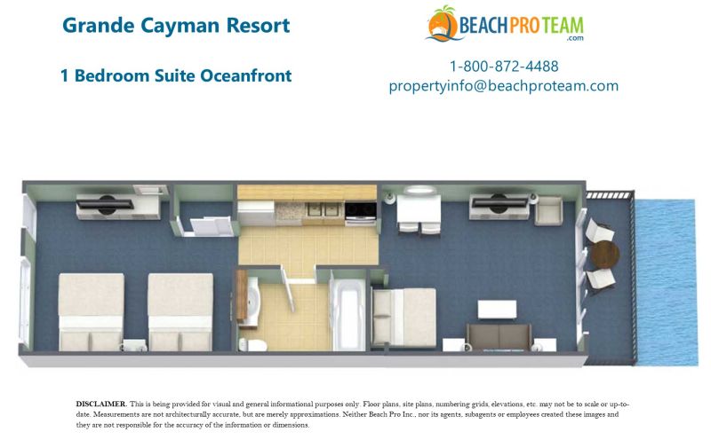 Grande Cayman Resort 1 Bedroom Oceanfront